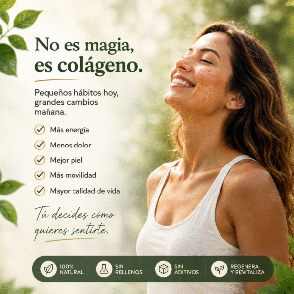 Colágeno Hidrolizado con Magnesio y Vitamina C – 100% Natural