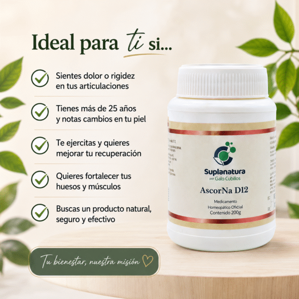 Colágeno Hidrolizado con Magnesio y Vitamina C – 100% Natural