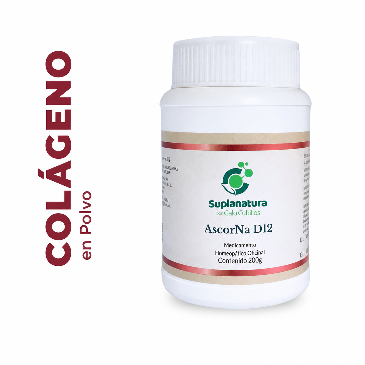 Colágeno Hidrolizado con Magnesio y Vitamina C – 100% Natural